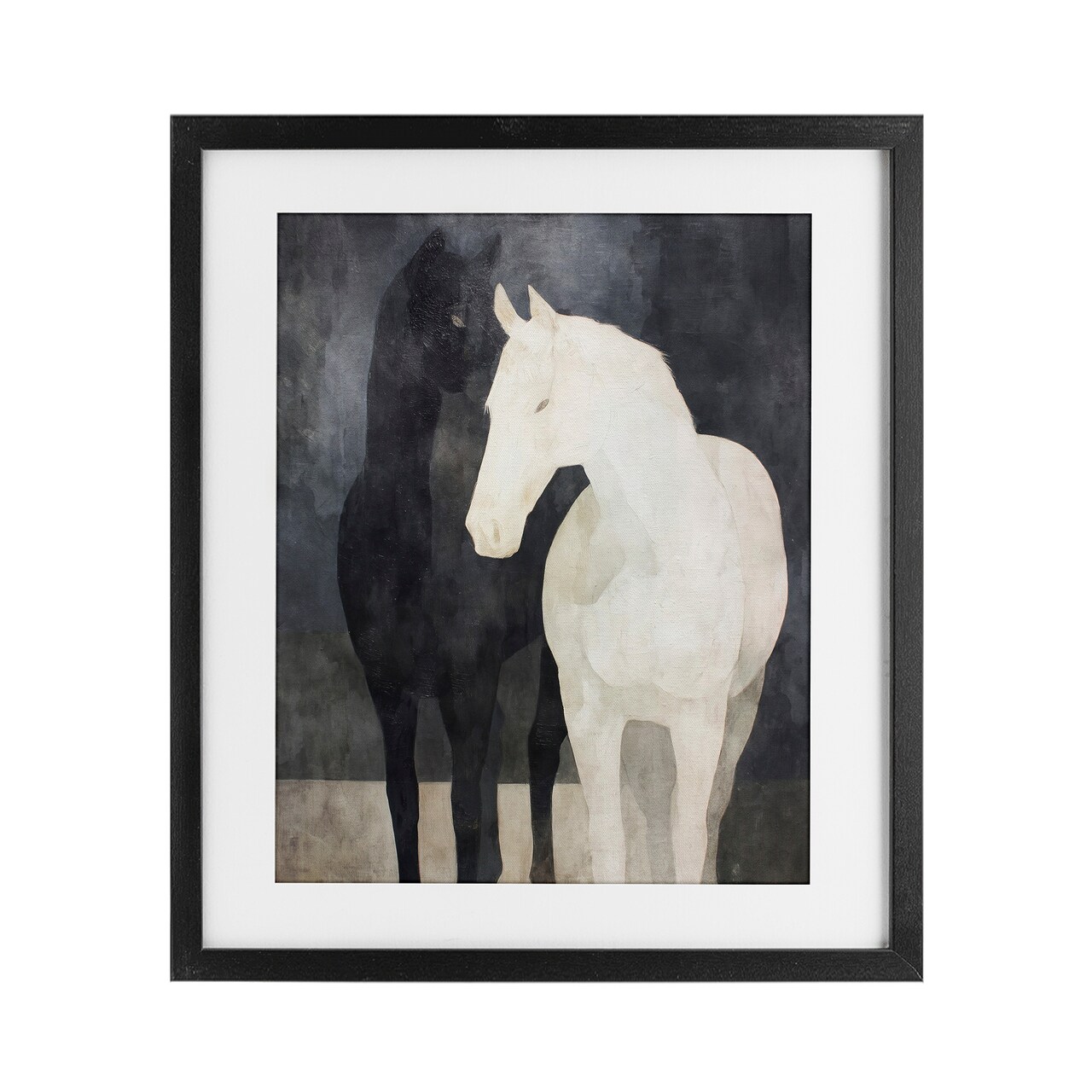Stupell Industries Equine Twins Of Wind Framed Print Under Glass, design by Svetlana Aleynikova